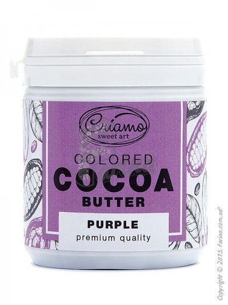 Краситель пищевой для шоколада на основе какао-масла Criamo Пурпурный/Purple 160g< фото цена
